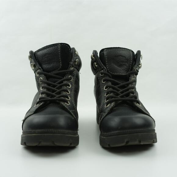 Harley-Davidson Boots Womens 7.5 Tyler 4-Inch Lace Chukka Black D84280 - Picture 5 of 10